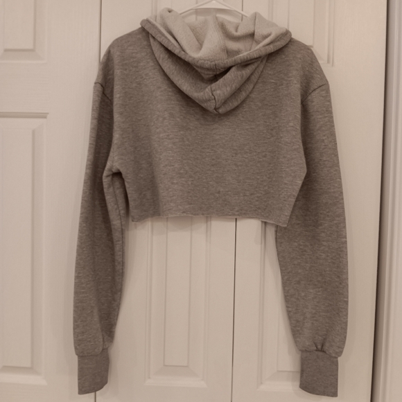 Bebe Cropped Sequin Hoodie - Picture 2 of 6